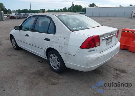 2001 Honda Civic Lx from USA, damaged, VIN 2HGES165X1H603786